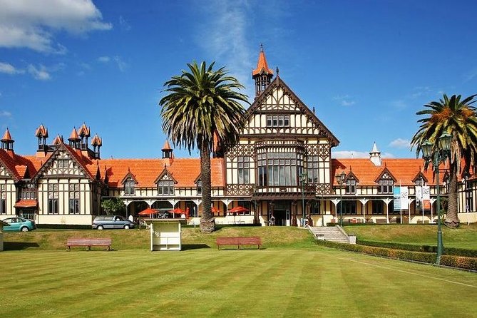 6.5 hour Small-Group Rotorua Naturally Shore Excursion - Tauranga - Sulphur Point and Government Gardens: steam plus city-scale context
