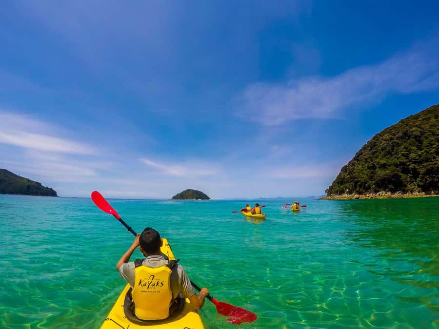 Abel Tasman Kayaks: 1 Day Freedom Kayak Rental - The Northbound Paddle: Adele and Fisherman Islands Plus Birdsong