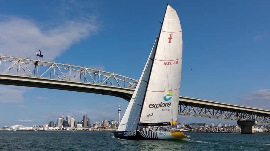 America’s Cup 2-Hour Sailing Experience Waitemata Harbour - Meeting at Viaduct Harbour, Then Gear Up for the Real Boat