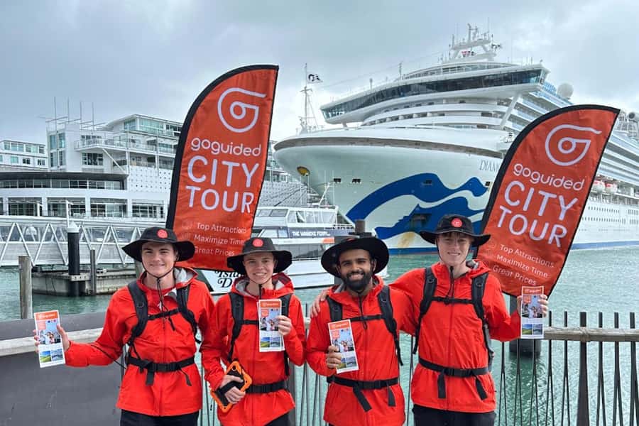 Auckland: GoGuided Auckland City Tour - Host-driver plus audio in six languages, why that combo works