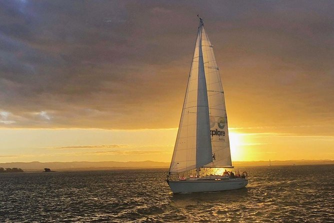 Auckland Harbour Sailboat Cruise Including Three Course Dinner - The sailing route across Waitemata Harbour