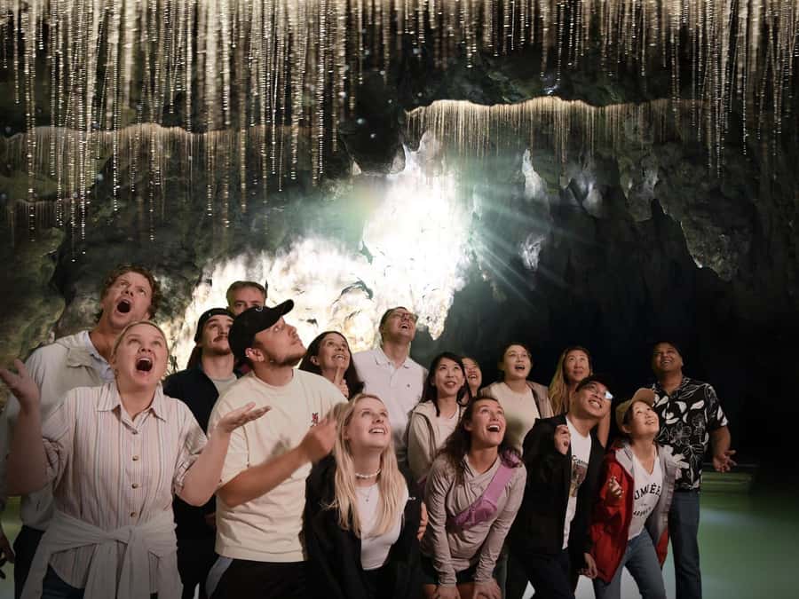 Auckland: Hobbiton & Waitomo Caves Small-Group Tour & Lunch - Lake Karapiro photo stop and the Waikato story beats