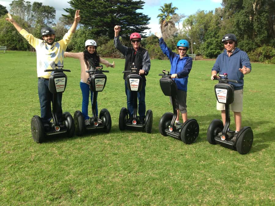 Auckland: Segway Tour to Mount Victoria - From waterfront practice to Cambria Reserve’s old quarry paths