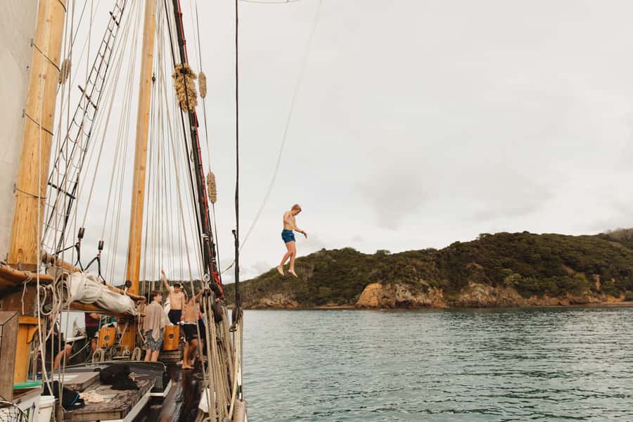 Bay of Islands: Full-Day Tall Ship Sailing Excursion - Lunch On Board: BBQ Food After Anchoring in a Secluded Cove