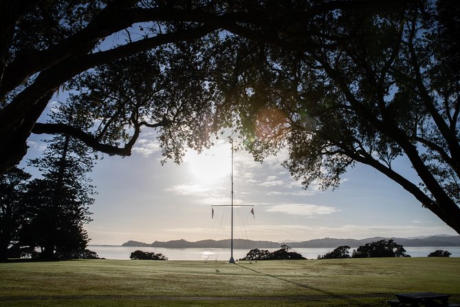 Bay of Islands Heritage Experience from Auckland incl. Waitangi & Russell - Bay of Islands boat time: the dolphins and the 144-island scale