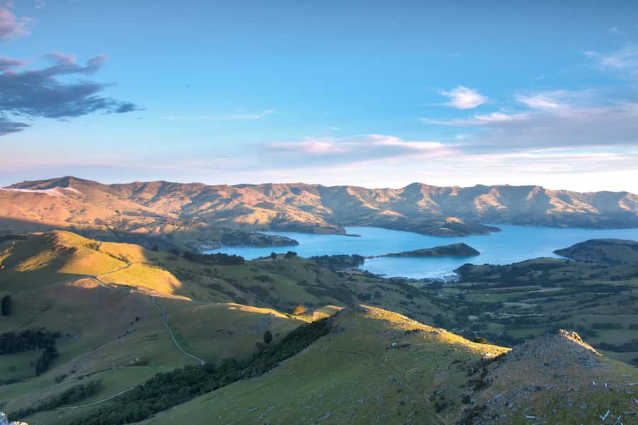 Christchurch: Akaroa and Banks Peninsula Day Trip - Giant’s House mosaics vs harbour nature cruise for dolphins and seals