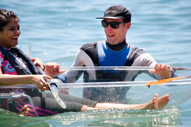 Clearyak hire at Goat Island Marine Reserve - Getting to the beach and finding the team under Pohutukawa