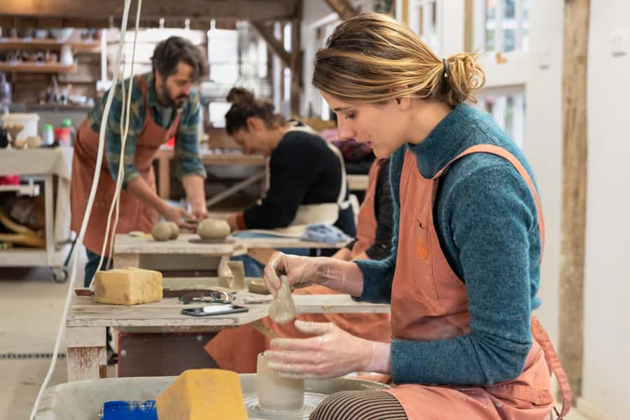 Coromandel: Wheel Throwing Pottery Class - The finish options: glazing, firing, and delivery for NZD $20