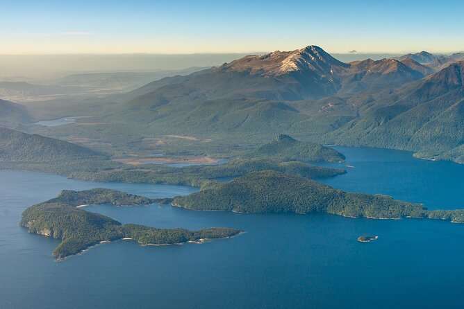 Discover Doubtful Sound // Helicopter Scenic Flight from Te Anau - Stop 1, Fiordland National Park (Te Wahipounamu) from above