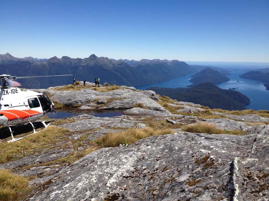 Doubtful Sound: Scenic Flight with 2 Landings - Touching down at Mount Kidd for a second landing