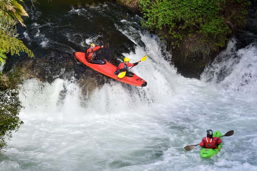 Epic Tandem Kayak Tour down the Kaituna River Waterfalls - What makes Kaituna River tandem kayaking feel different