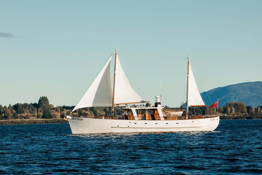 Evening Champagne Cruise on Historic 1935 Motor Yacht. - Why the 1935 Faith Yacht is the main event on Lake Te Anau