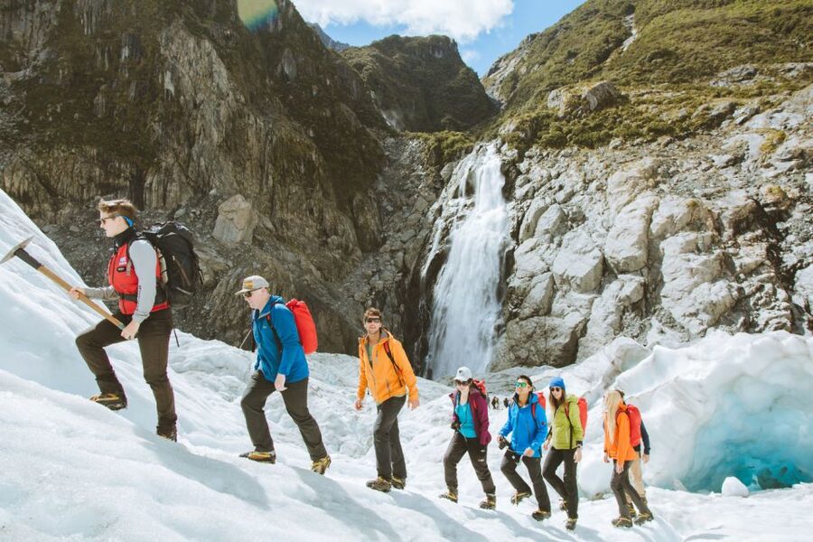 Fox Glacier: Up to 3 Hours Hike with Helicopter Transfer - The real show: stepping onto Fox Glacier and exploring ice caves