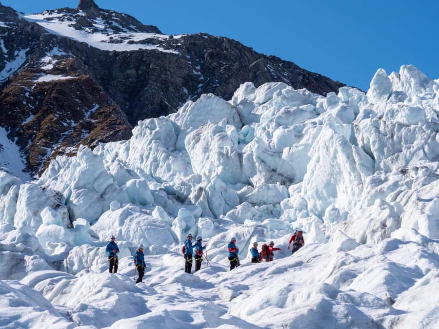 Franz Josef: 2.5 Hour Glacier Hike with Helicopter Transfer - On the ice: crampons, crevasses, ice caves, and that just-right challenge