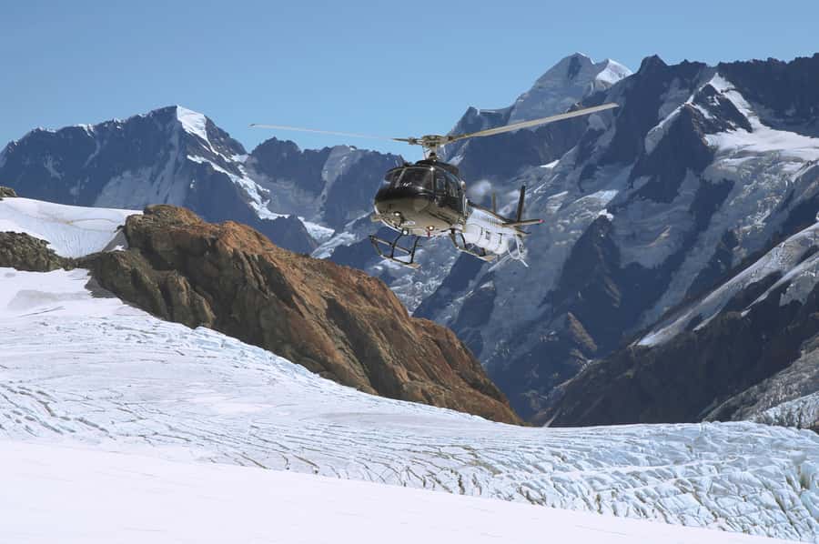 Franz Josef: 30-min Flight Franz Josef & Tasman Glaciers - The 30-minute route: what happens from takeoff to touchdown