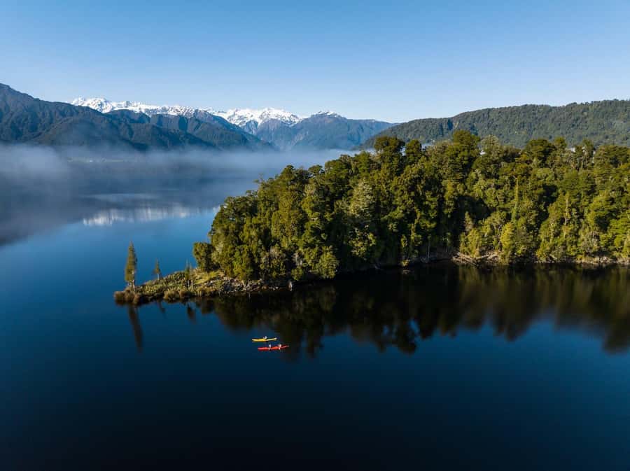Franz Josef: Kayak & Walking Tour to Okarito Kiwi Sanctuary - First stop: 30 Main Road, then straight to the water