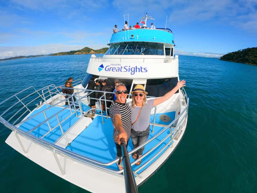 From Auckland: Full-Day Tour to the Bay of Islands - Urupukapuka Island stop, beach time plus a summit option