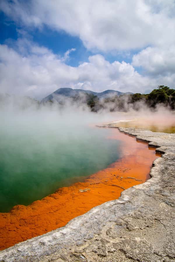 From Auckland: Wai-O-Tapu & Polynesian Spa Rotorua Day Tour - Wai-O-Tapu geothermal wonderland: make the most of 1.5 hours