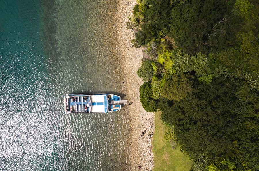 From Havelock: Marlborough Sounds Mail Boat Full-Day Cruise - Lunch picnic-style: bring your packed lunch and give yourself time