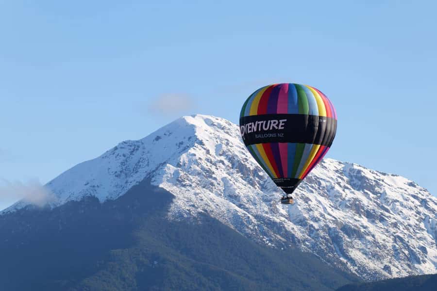 From Methven: Hot Air Balloon Flight in Canterbury with Wine - What you’ll see from above: Southern Alps and Canterbury Plains details