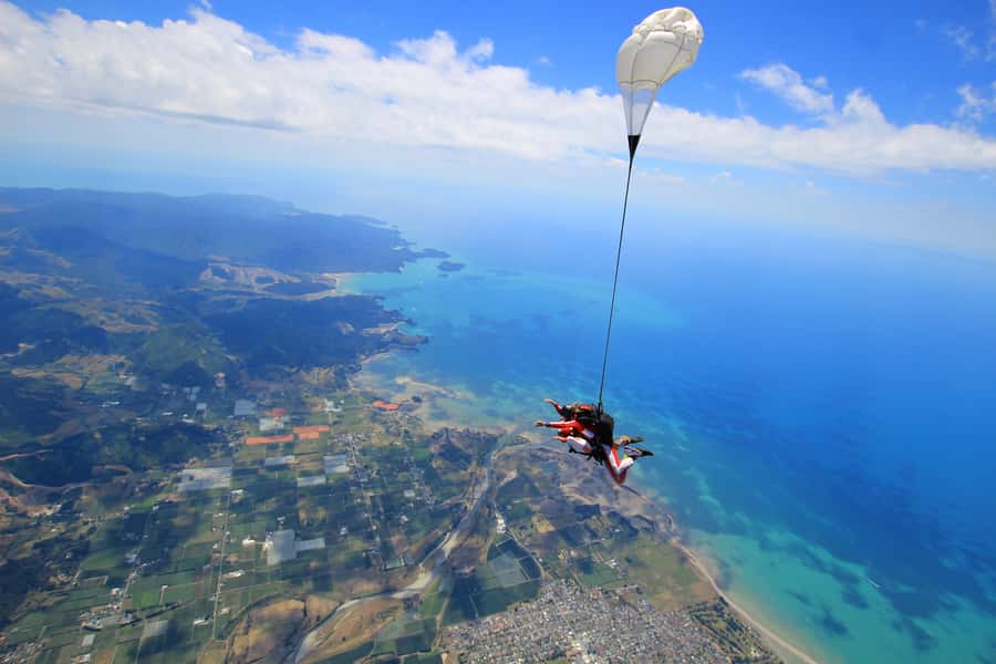 From Motueka: Abel Tasman Tandem Skydive Experience - Abel Tasman From Above, Not Just Another Pretty Day