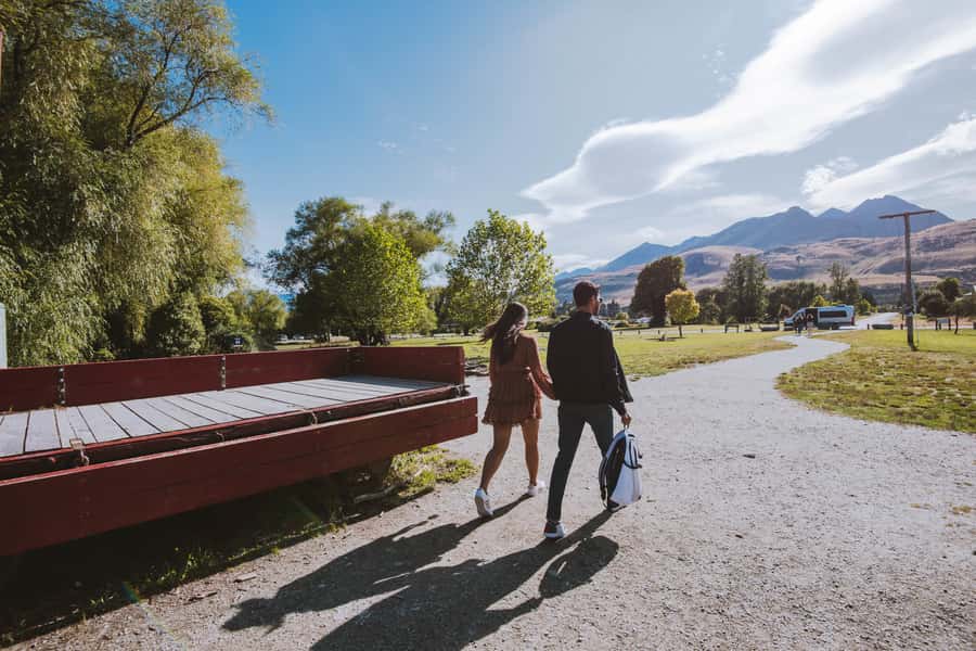 From Queenstown: Glenorchy and Paradise Scenic Half-Day Tour - Glenorchy Town Time: Red Shed, Lakefront Views, and Easy Walking