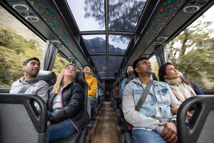 From Queenstown: Milford Sound Cruise & Scenic Coach Tour - On-board comfort, WiFi, and the lunch question