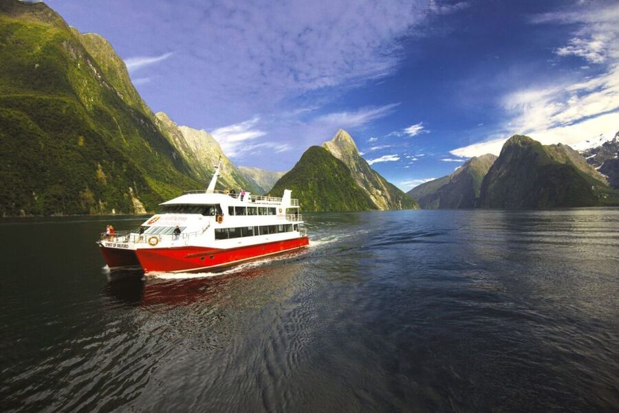 From Queenstown: Milford Sound Flight and Cruise with Lunch - The Milford Sound Landing Moment, Including Mitre Peak’s Scale