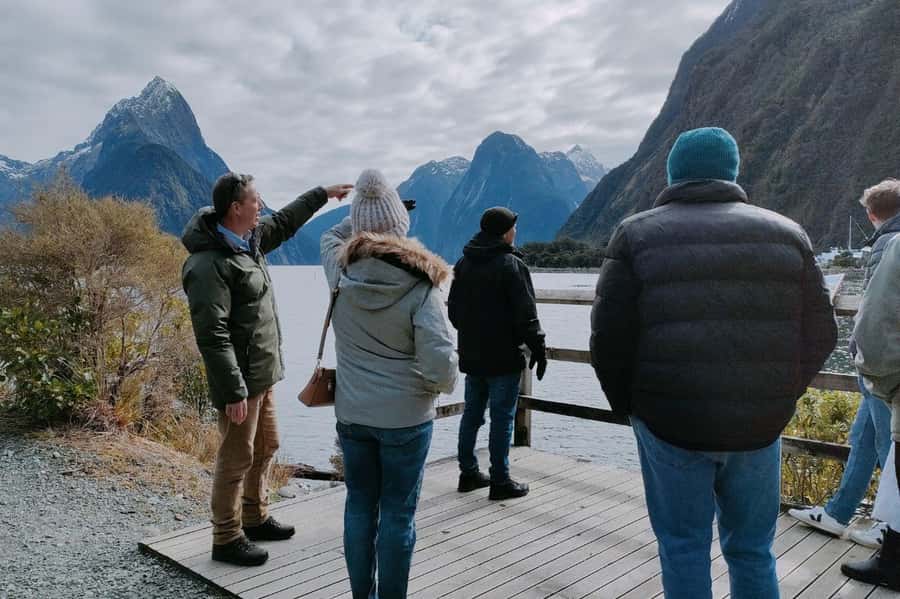 From Queenstown: Milford Sound Flight and Cruise with Lunch - The Small-Boat Nature Cruise: Stirling Falls Up Close