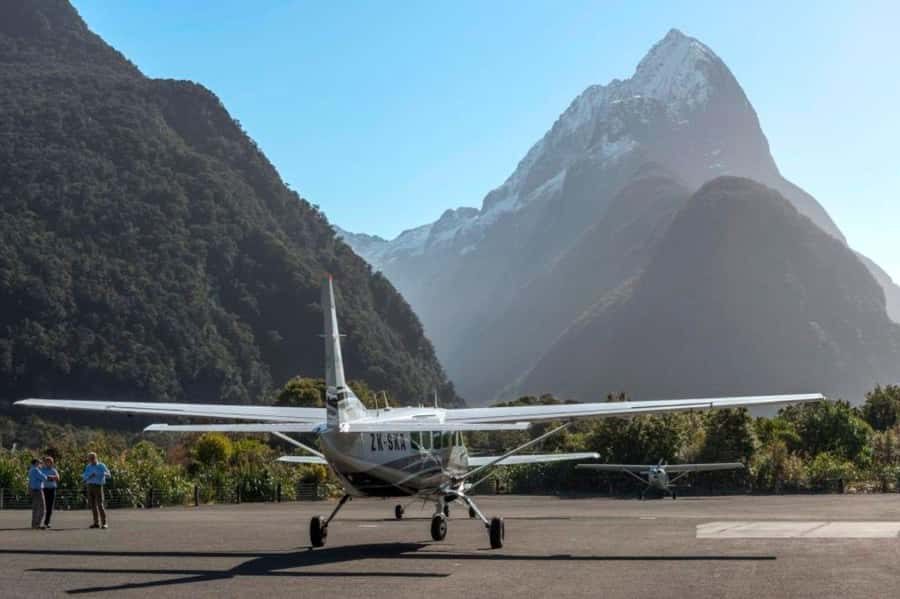 From Queenstown: Milford Sound Flight and Nature Cruise - Tutoko Glacier to Mitre Peak: what you actually see from the air