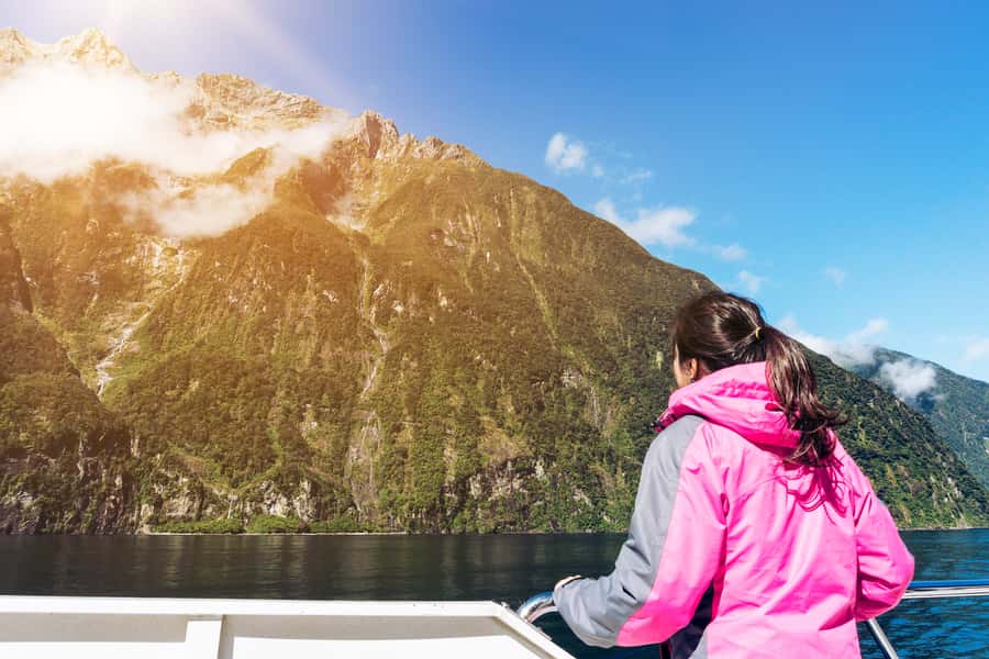 From Queenstown: Milford Sound Premium Day Tour and Cruise - From Queenstown comfort-first to Milford Sound: the ride is part of the show