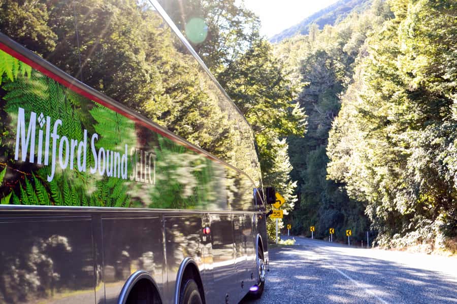 From Queenstown: Milford Sound Premium Day Tour and Cruise - Check-in, then settle in: what the schedule feels like in real time