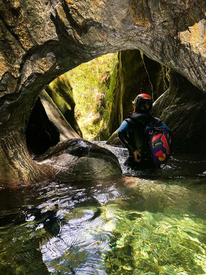 From Queenstown: Mount Aspiring Full-Day Canyoning Adventure - Inside the canyon: climb, jump, abseil, swim, slide, explore