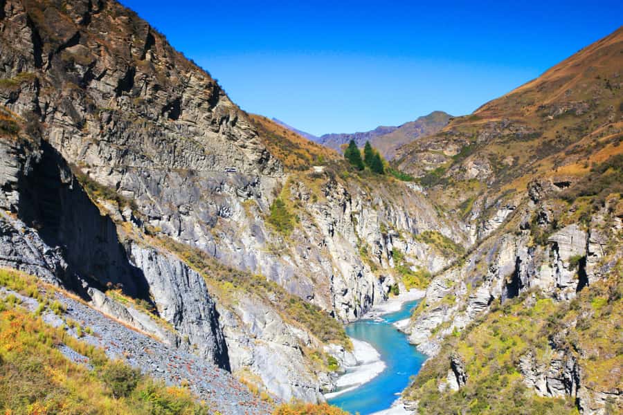 From Queenstown: Skippers Canyon Jet Boat Ride - The Shotover Jet Boat Run: Speed, Spins, and Canyon Walls inches away