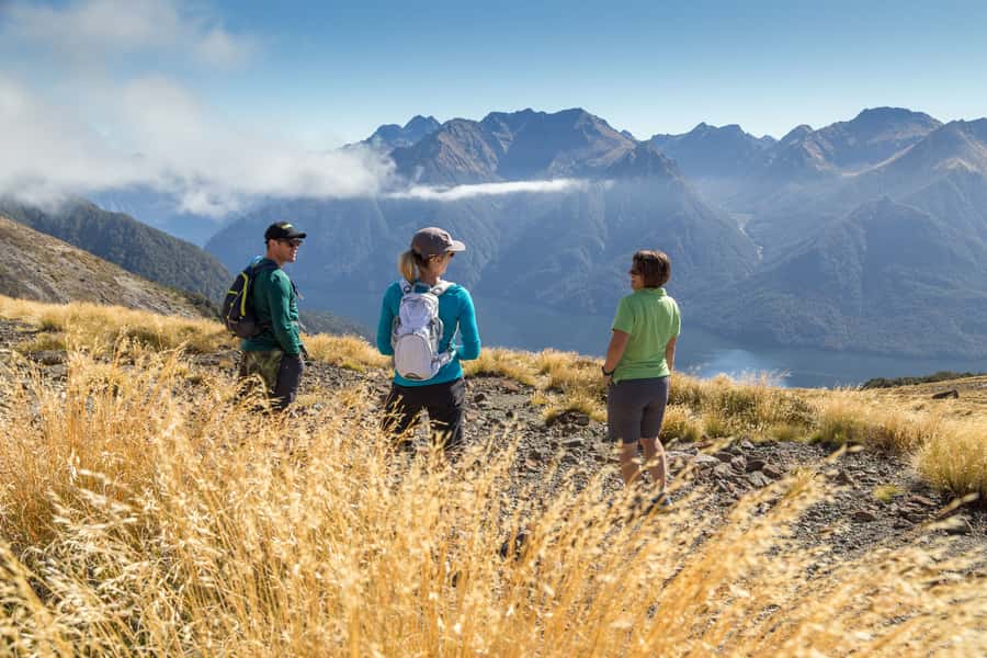 From Te Anau: Full Day Kepler Track Guided Heli-Hike - Finishing at Brod Bay, then a relaxing water taxi
