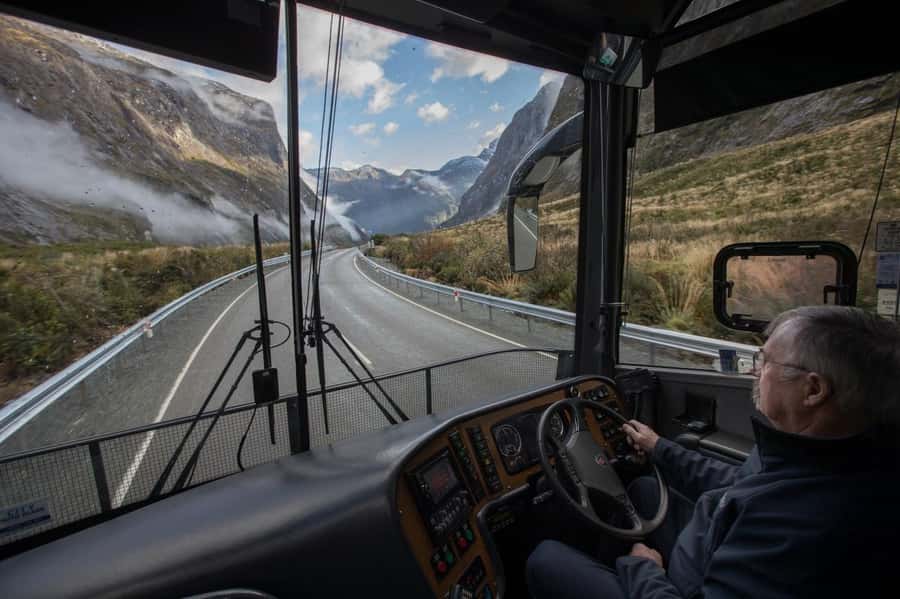 From Te Anau: Milford Sound Cruise & Scenic Coach Tour - Upper Hollyford Valley and Christie Falls: the waterfall moment