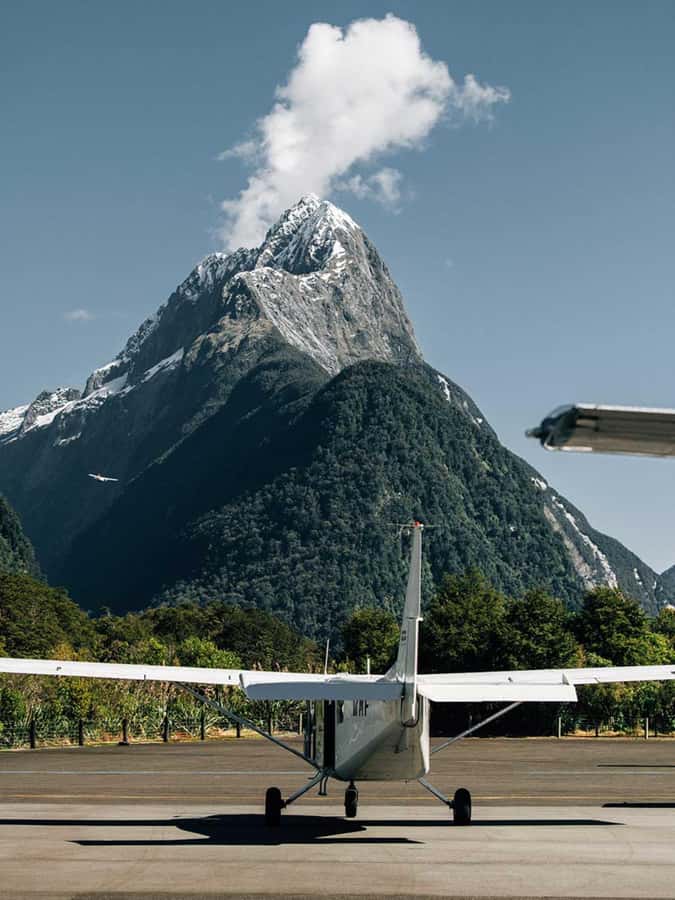 From Wanaka: Milford Sound Flight with Landing & Glaciers - Getting oriented from the moment you lift off near Lake Wanaka