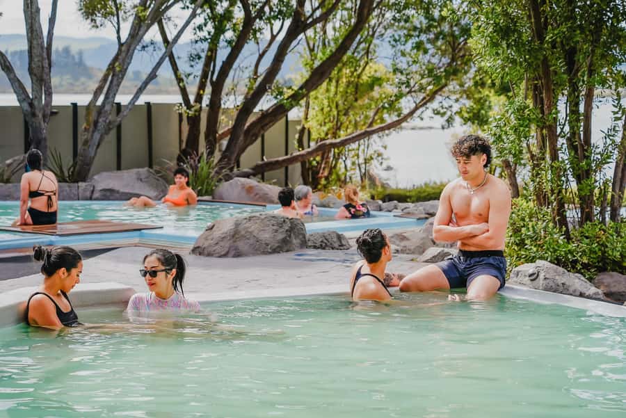 Geothermal Mineral Baths Experience: Pavilion Pools for 12+ - The foot reflexology walk, how to use it without overthinking