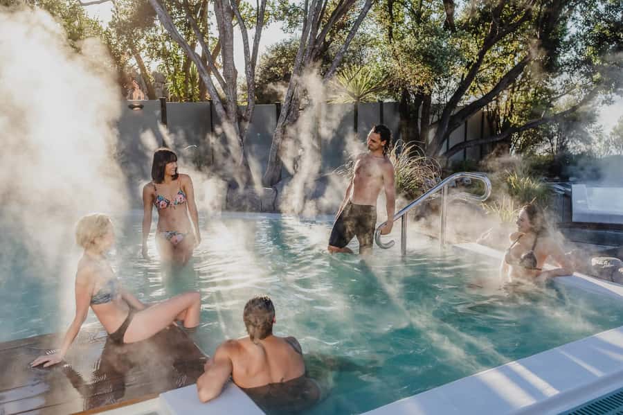Geothermal Mineral Baths Experience: Pavilion Pools for 12+ - Changing rooms, lockers, and what you should pack for a smooth soak