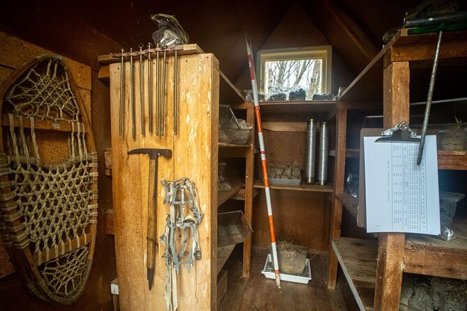 Glentanner High Country Heli Hike - The restored historic field station: snacks, coffee, and glacier talk
