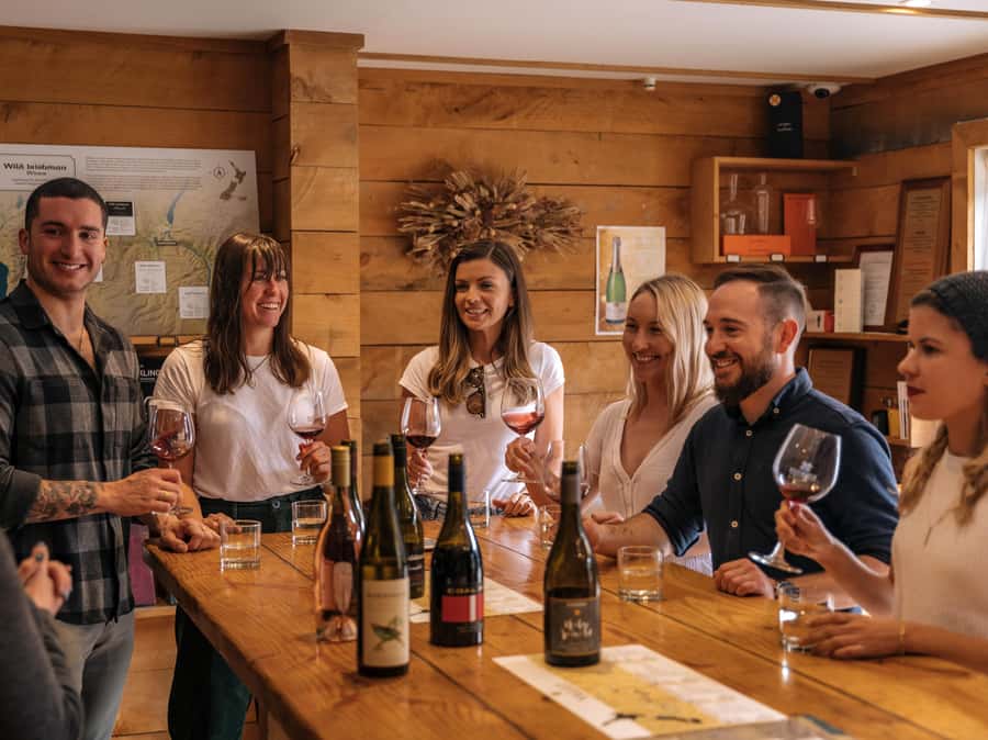 Gourmet Food and Wine Tour with Lunch and Wine Tastings - The underground wine cave and cheese pairing moment