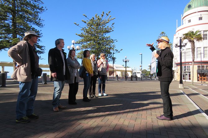 Guided 10am Morning Art Deco Walk From Napier Art Deco Trust - Check in at Art Deco Trust and watch the 1931 earthquake film