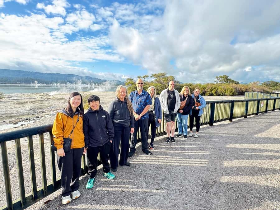 Hobbiton, Waitomo, Rotorua & Taupo 2-Day Tour from Auckland - Huka Falls and Taupo: quick views now, Lake Taupo time to breathe