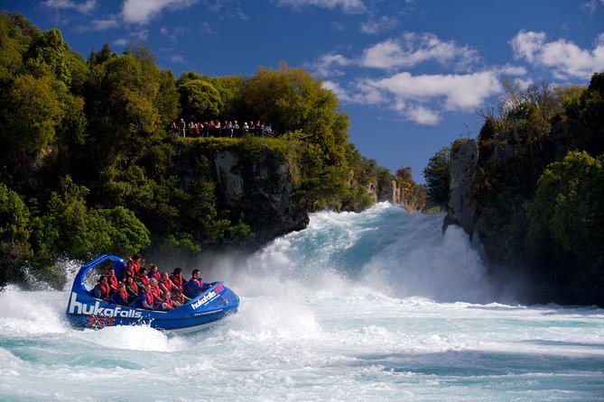 Hukafalls Jet Boat Ride in Taupo - The Waikato River Jet Boat Run: Spins, Power Brakes, and Heated Handrails