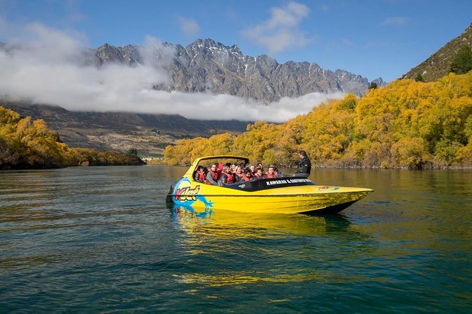 KJet Queenstown Jet Boat Ride on the Kawarau and Shotover Rivers - Lake Wakatipu first: Remarkables views from open water runs