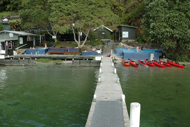Lake Rotoiti Evening Kayak Tour including Hot Springs, Glowworm Caves and BBQ Dinner - Glowworm caves by boat: koura, cave light, and night calm