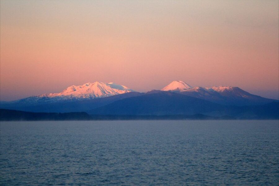 Lake Taupo: 1.5-Hour Maori Rock Carvings 5:00 PM Cruise - Two decks, warmer enclosed areas, and that small comfort win
