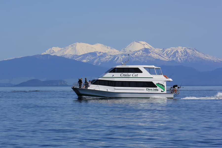Lake Taupo: Maori Rock Carvings 10.30 AM 1.5-Hour Cruise - A 90-minute Lake Taupo catamaran trip that actually fits your day