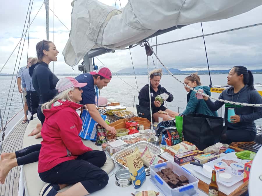Lake Taupo: Sailboat Trip to the Maori Rock Carvings - The Swim Stop: Clear Water, Quick Jump, Real Fun