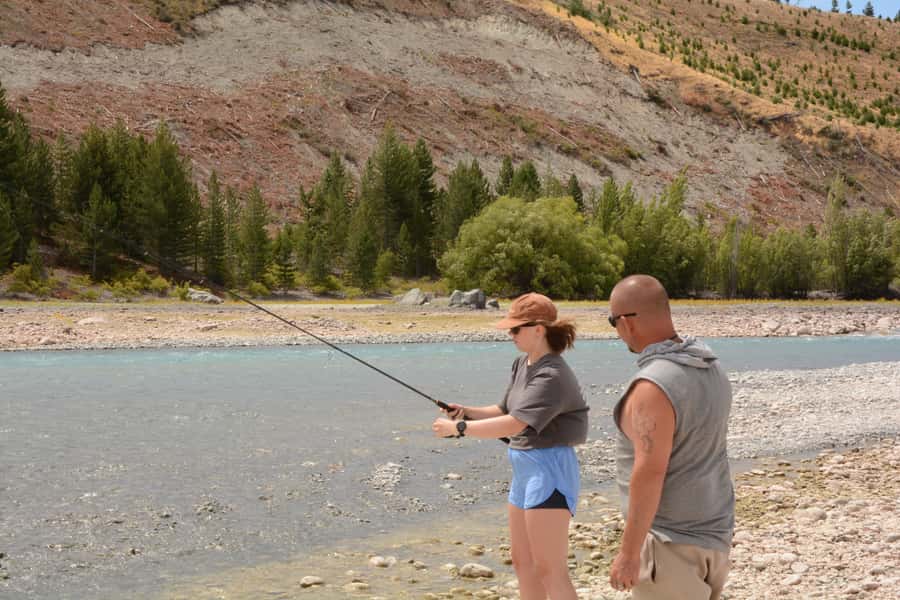 Lake Tekapo Fishing Tour - Up to three fishing locations on the canal, so your session stays active